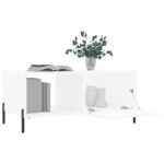 vidaXL Konferenčný stolík biely 90x50x40 cm kompozitné drevo – Obrázok 4