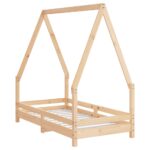 vidaXL Rám detskej postele 70x140 cm masívna borovica – Obrázok 3