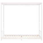 vidaXL Rám detskej postele biely 80x200 cm masívna borovica – Obrázok 4