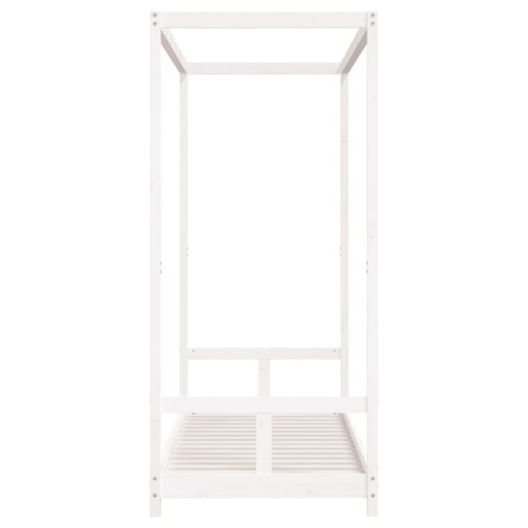 vidaXL Rám detskej postele biely 80x200 cm masívna borovica – Obrázok 5