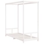 vidaXL Rám detskej postele biely 80x200 cm masívna borovica – Obrázok 6