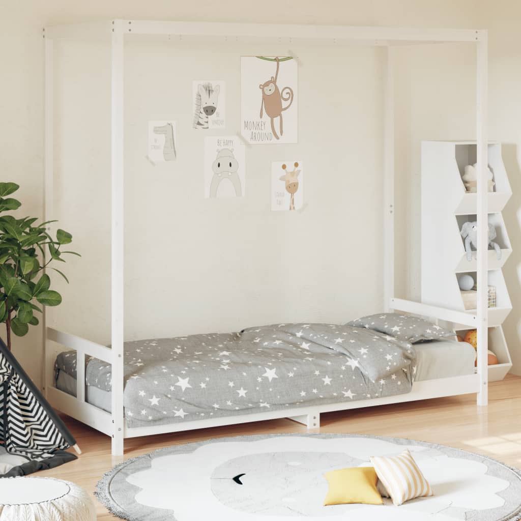 VXL8720845445416_m_en_hd_1.jpg vidaXL Rám detskej postele biely 80x200 cm masívna borovica – Obrázok 1
