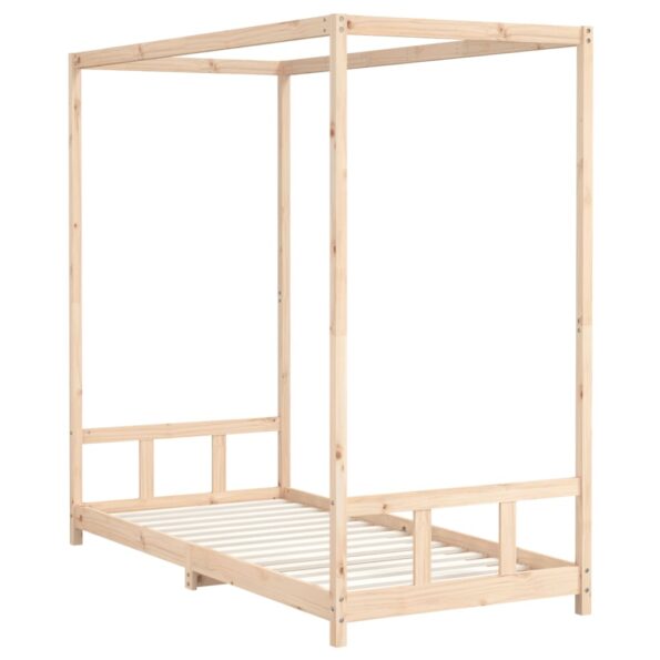 vidaXL Rám detskej postele 90x200 cm masívna borovica – Obrázok 3