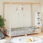 vidaXL Rám detskej postele 90x200 cm masívna borovica