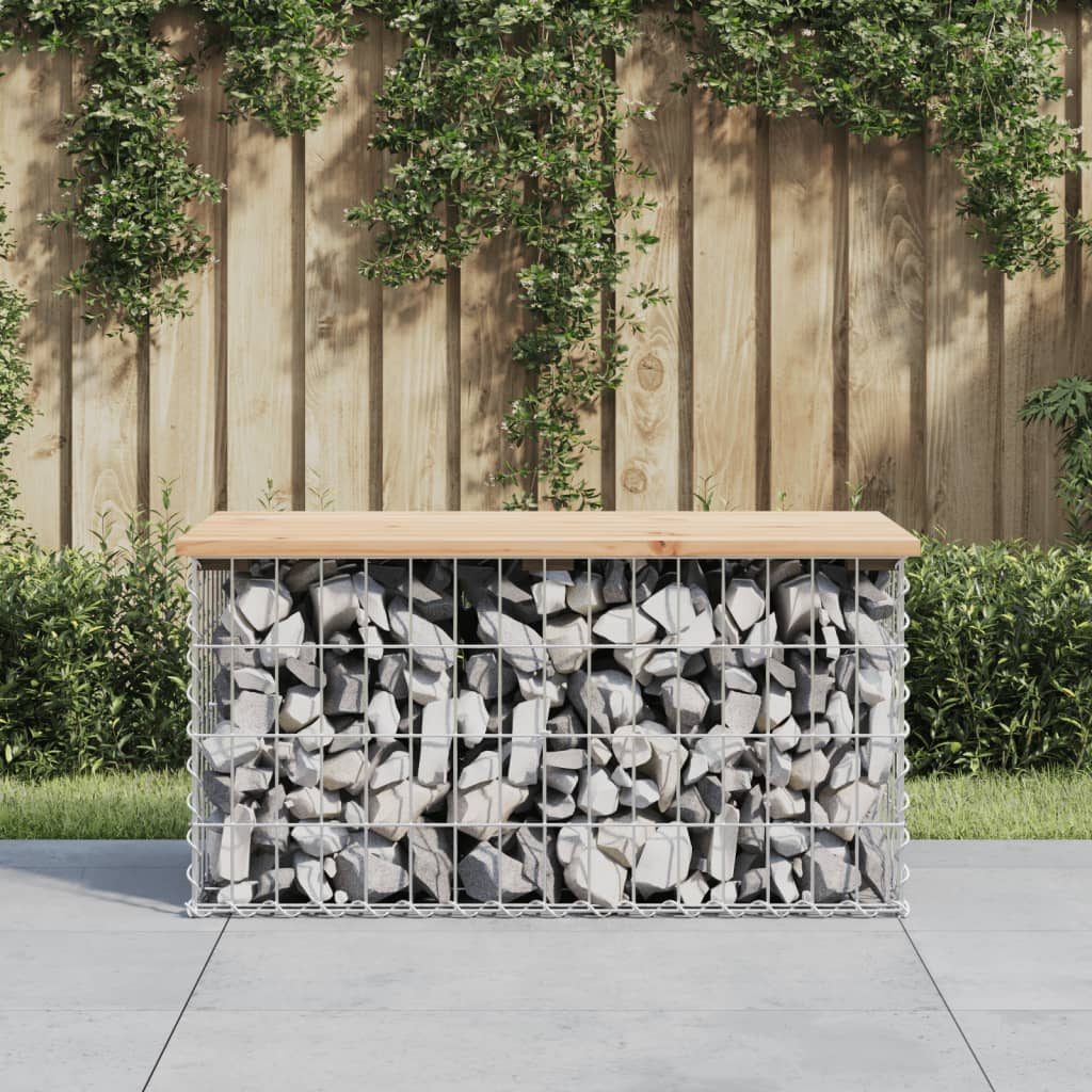 VXL8720845446215_m_en_hd_1.jpg vidaXL Záhradná lavička gabiónový dizajn 83x44x42 cm masívna borovica – Obrázok 1
