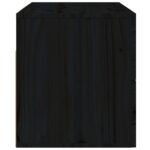 vidaXL Nástenný nočný stolík čierny 50x36x40 cm – Obrázok 7