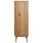 vidaXL Vysoká skrinka OTTA 85x43x125 cm, borovicový masív – Obrázok 5
