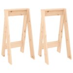 VidaXL Sedadlá 2 ks 40x40x75 cm borovicový masív – Obrázok 2