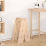 VidaXL Sedadlá 2 ks 40x40x75 cm borovicový masív – Obrázok 3