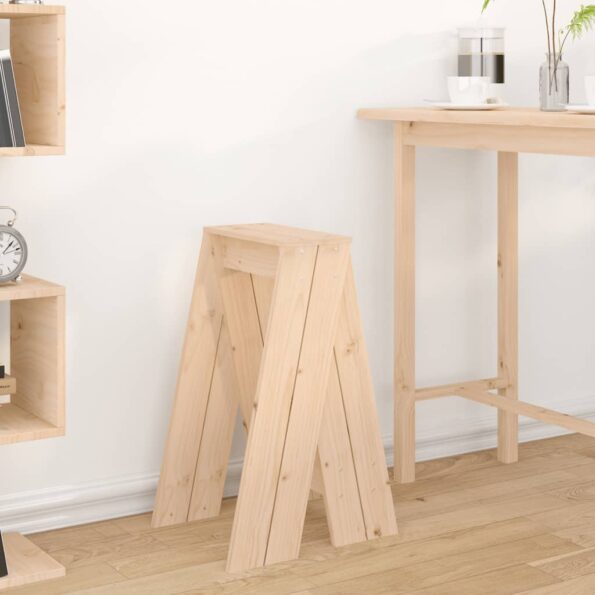 VidaXL Sedadlá 2 ks 40x40x75 cm borovicový masív – Obrázok 3
