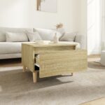 vidaXL Bočné stolíky 2 ks dub sonoma 50x46x35 spracované drevo – Obrázok 4