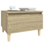 vidaXL Bočné stolíky 2 ks dub sonoma 50x46x35 spracované drevo – Obrázok 5