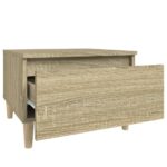 vidaXL Bočné stolíky 2 ks dub sonoma 50x46x35 spracované drevo – Obrázok 9