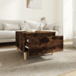 vidaXL Bočné stolíky 2 ks dymový dub 50x46x35 spracované drevo – Obrázok 4