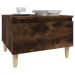 vidaXL Bočné stolíky 2 ks dymový dub 50x46x35 spracované drevo – Obrázok 5