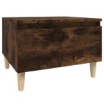 vidaXL Bočné stolíky 2 ks dymový dub 50x46x35 spracované drevo – Obrázok 7