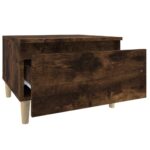 vidaXL Bočné stolíky 2 ks dymový dub 50x46x35 spracované drevo – Obrázok 9