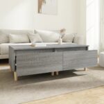 vidaXL Bočné stolíky 2 ks sivé sonoma 50x46x35 spracované drevo – Obrázok 3