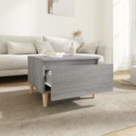 vidaXL Bočné stolíky 2 ks sivé sonoma 50x46x35 spracované drevo – Obrázok 4