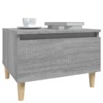 vidaXL Bočné stolíky 2 ks sivé sonoma 50x46x35 spracované drevo – Obrázok 5