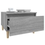 vidaXL Bočné stolíky 2 ks sivé sonoma 50x46x35 spracované drevo – Obrázok 6