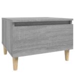 vidaXL Bočné stolíky 2 ks sivé sonoma 50x46x35 spracované drevo – Obrázok 7