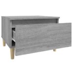 vidaXL Bočné stolíky 2 ks sivé sonoma 50x46x35 spracované drevo – Obrázok 9