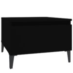 vidaXL Bočný stolík čierny 50x46x35 cm spracované drevo – Obrázok 2