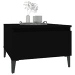 vidaXL Bočný stolík čierny 50x46x35 cm spracované drevo – Obrázok 4