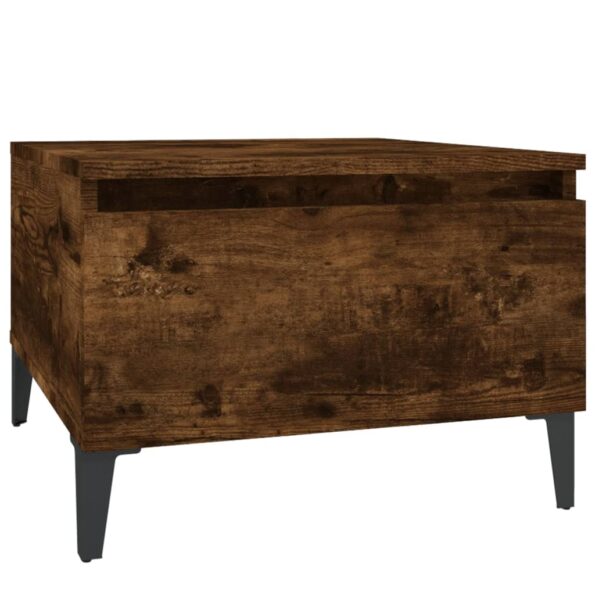 vidaXL Bočný stolík dymový dub 50x46x35 cm spracované drevo – Obrázok 2