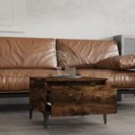 vidaXL Bočný stolík dymový dub 50x46x35 cm spracované drevo – Obrázok 3