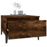 vidaXL Bočný stolík dymový dub 50x46x35 cm spracované drevo – Obrázok 5