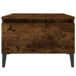 vidaXL Bočný stolík dymový dub 50x46x35 cm spracované drevo – Obrázok 6