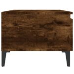 vidaXL Bočný stolík dymový dub 50x46x35 cm spracované drevo – Obrázok 8