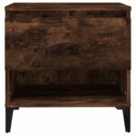 vidaXL Bočný stolík dymový dub 50x46x50 cm spracované drevo – Obrázok 6