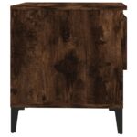 vidaXL Bočný stolík dymový dub 50x46x50 cm spracované drevo – Obrázok 8