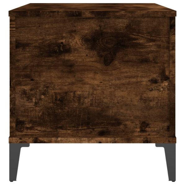 vidaXL Konferenčný stolík dymový dub 90x44,5x45 cm spracované drevo – Obrázok 8