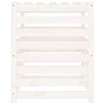 vidaXL Kompostér biely 63,5x63,5x77,5 cm masívne borovicové drevo – Obrázok 7