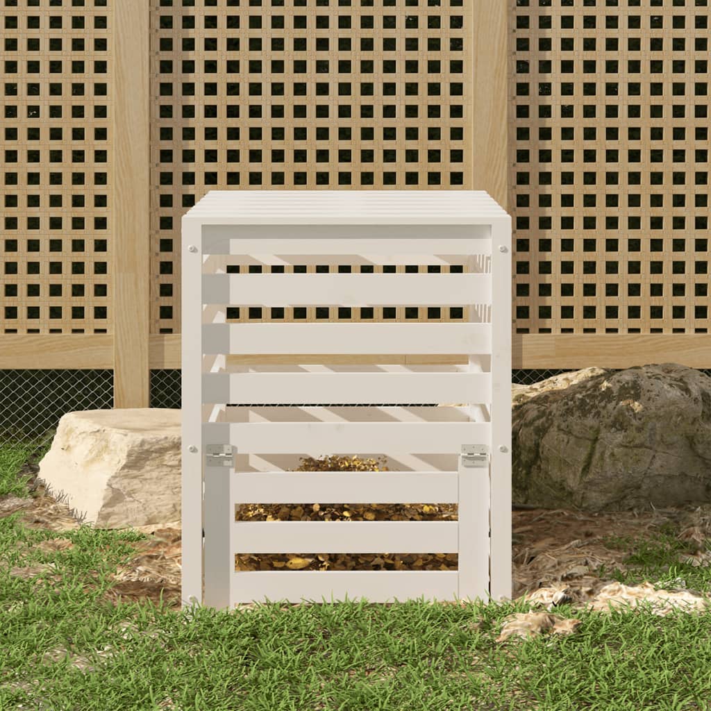 VXL8720845677756_m_en_hd_1.jpg vidaXL Kompostér biely 63,5x63,5x77,5 cm masívne borovicové drevo – Obrázok 1
