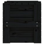 vidaXL Úložný box čierny 58x40,5x42 cm masívna borovica – Obrázok 8