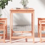 vidaXL Záhradný stolík 82,5x82,5x110 cm masívny Douglas – Obrázok 3