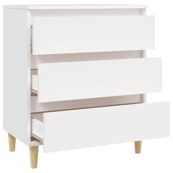 vidaXL Komoda biela 60x35x70 cm spracované drevo – Obrázok 7