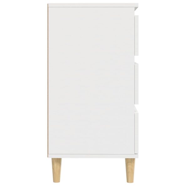 vidaXL Komoda biela 60x35x70 cm spracované drevo – Obrázok 8