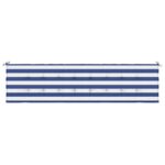 vidaXL Podložka na záhradnú lavičku modro-biele pruhy 200x50x4cm látka – Obrázok 4