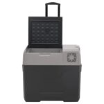 vidaXL Chladiaci box s kolieskom a rukoväťou čierno-sivý 40 l PP – Obrázok 6