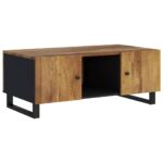 vidaXL Konferenčný stolík 100x54x40 cm masívne mango, spracované drevo – Obrázok 12