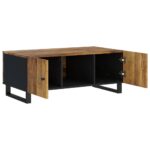 vidaXL Konferenčný stolík 100x54x40 cm masívne mango, spracované drevo – Obrázok 9