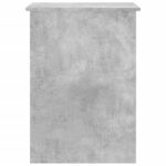 vidaXL Stôl betónovosivý 100x55x75 cm spracované drevo – Obrázok 5