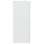 vidaXL Komoda biela 91x29,5x75 cm spracované drevo – Obrázok 7