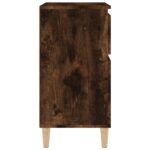 vidaXL Komoda dymový dub 60x35x70 cm spracované drevo – Obrázok 8